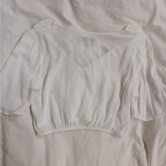 pull and bear white top - Picture 3 of 4